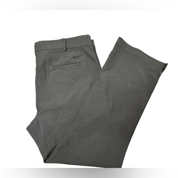 Nike Other - Nike Tour Performance 5 Pocket Stretch Golf Pants Gray Herringbone Print 38x32